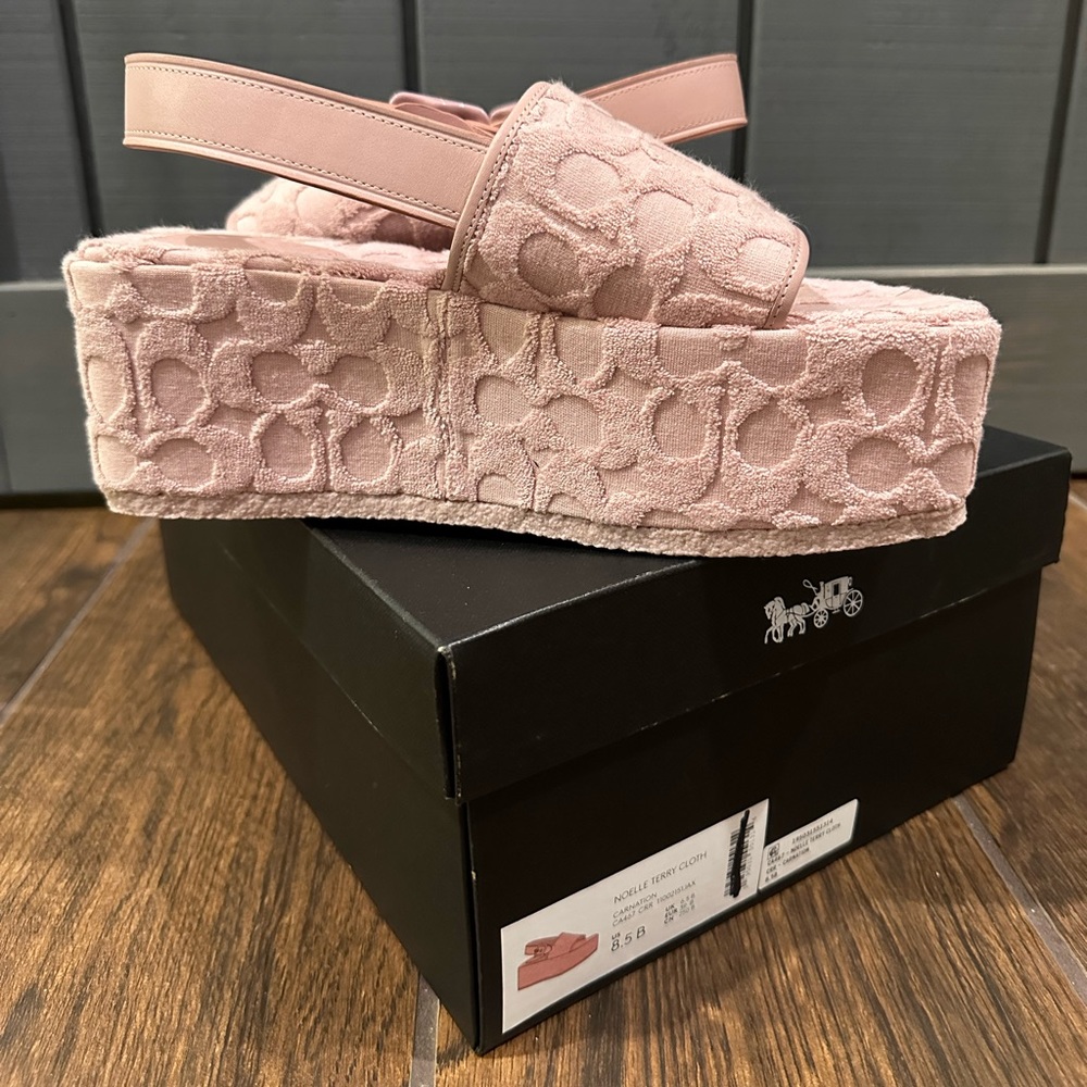Coach Noelle Terry Cloth Sandals